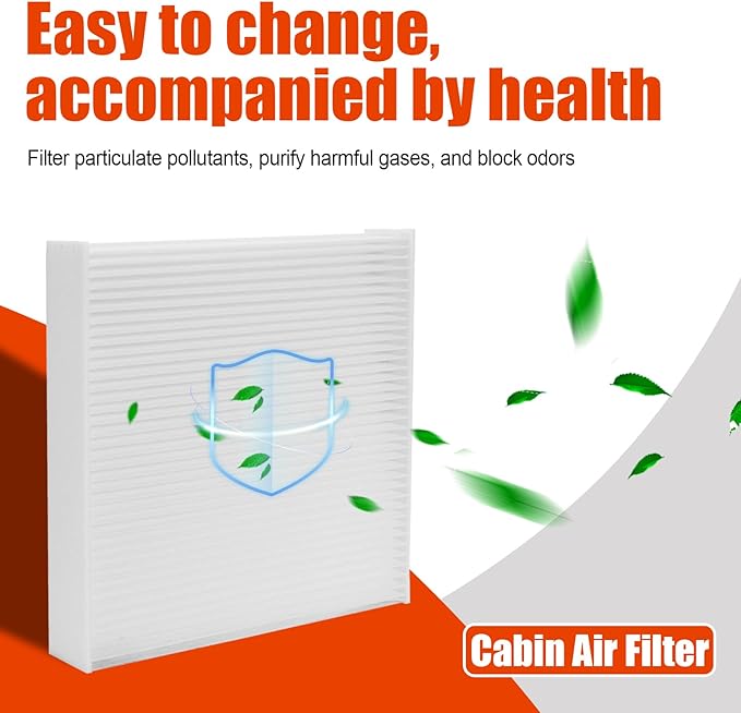 Engine Air Filter Replacement 17220-RV0-A00,80292-SDA-A01 Cabin Air Filter Combo Set for Honda Odyssey V6 3.5L 2011 2012 2013 2014 2015 2016 2017,2-Pack