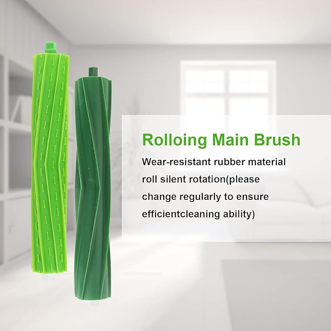 Replacement Roller Brushes Compatible for iRobot Roomba E & I & J Series - Fit e5 e6 e7 i1 i1+ i2 i3 i3+ i4 i4+ i6 i6+i7 i7+ i8 i8+ j6+ j7 j7+,Combo i5 i5+j5 j5+ Vacuum Cleaner Accessories - 1 Set