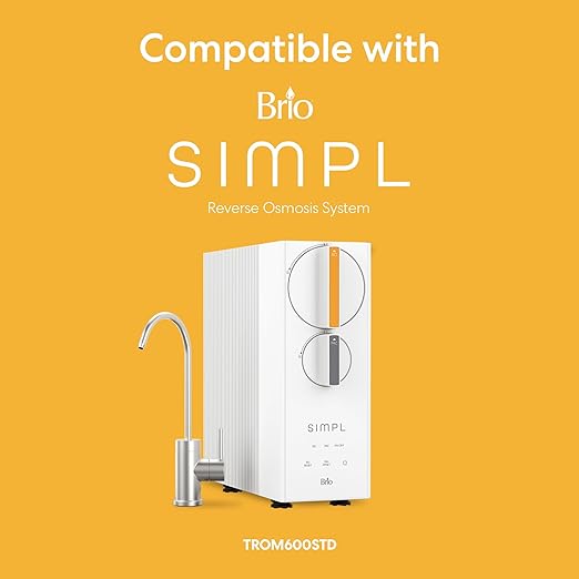 Brio RPFTROM600RO RO Replacement Membrane Filter for Brio SIMPL TROM600STD Reverse Osmosis Filtration System