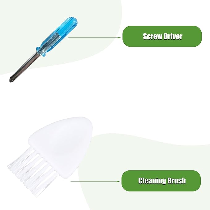 LOVECO Replacement Accessories Compatible for iRobot Roomba I & J Series, i8+ i7+ i6+ i5+ i4+ i3+ i2+ i1+ j8+ j7+ j6+ j5+, 2 Set Multi-Surface Rubber Brush, 10 Filter, 10 Side Brush, 10 Dust Bag