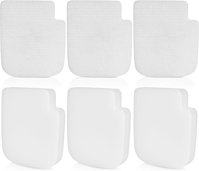 AZ3002 Filters for Shark Stratos Powered Lift-Away DuoClean Upright Vacuum AZ3000, AZ3000C, AZ3000W, AZ3002, AZ3002C, 3 Pack Felt & Foam Filters Replacement Part XFFKAZ3000