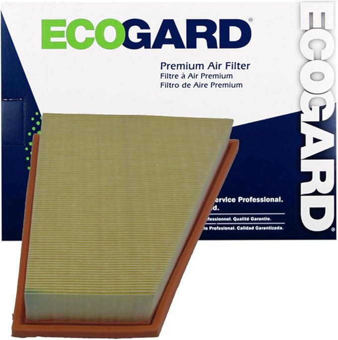 ECOGARD XA6143 Premium Engine Air Filter Fits 2012-2015 BMW X1, 2012-2016 528i, 528i xDrive, Z4, 2014-2016 520i