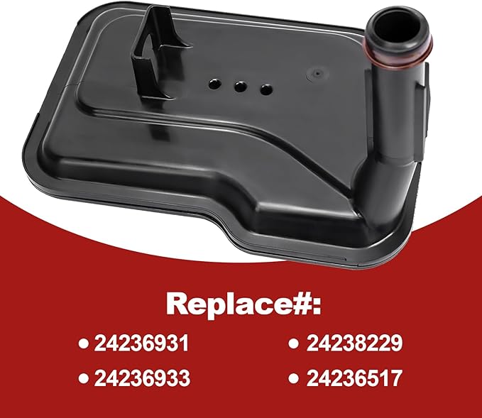 Automatic Transmission Filter Kit Compatible with Express Silverado 1500 2500 3500 Suburban Savana Sierra Yukon CTS Escalade, Replace 24236517,24236933, 6L80E, 6L90E