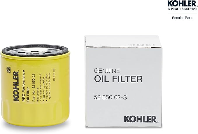 Stens High-Capacity Kohler 52 050 02-S Engine Oil Filter for CH11 - CH15, CV11 - CV22, M18 - M20, MV16 - MV20, and K582 Engines - Superior Filtration Performance (Pack of 2)