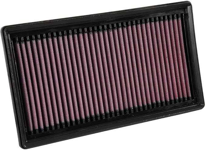 K&N High-Flow Original Lifetime Engine Air Filter: Increase Power: Premium, Washable: Compatible with 2016-2025 Fiat/Toyota/Lexus: (See Product Description for Select Models) 33-3080