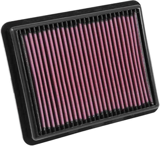 K&N High-Flow Original Lifetime Engine Air Filter: Increase Power: Premium, Washable: Compatible with 2012-2023 MAZDA: 3, 6, CX-5, CX-8, CX-9, 33-3024