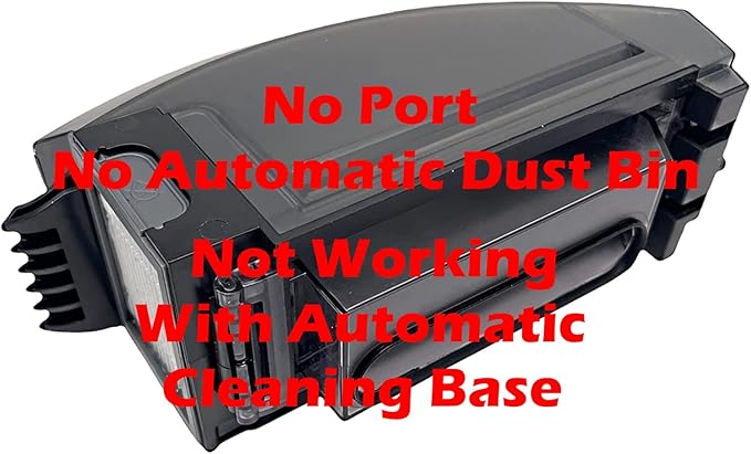 Goodsby Dust Bin Dirt Canister For iRobot Roomba E5 E6 i1 i2 i3 i4 i5 i6 i7 i8 j5 j6 j7 j8 j9 Series Robot Vacuum Cleaner Dustbin Replacement Part + 3 Extra HEPA Filters