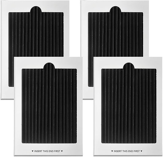 Refrigerator Air Filter Replacement 4 Pack, Carbon Activated Filter Compatible with Frigidaire & Electrolux, Pure Air Ultra, EAFCBF, PAULTRA, RAF1150, 242047804, 242047801, 242061001