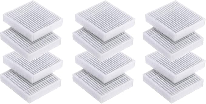 Nispira Replacement HEPA Filter Compatible with Housmile UV Vacuum Cleaner Model HO-804WE, 12 Packs (NOT FOR BREATHE PURE AIR PURIFIER)