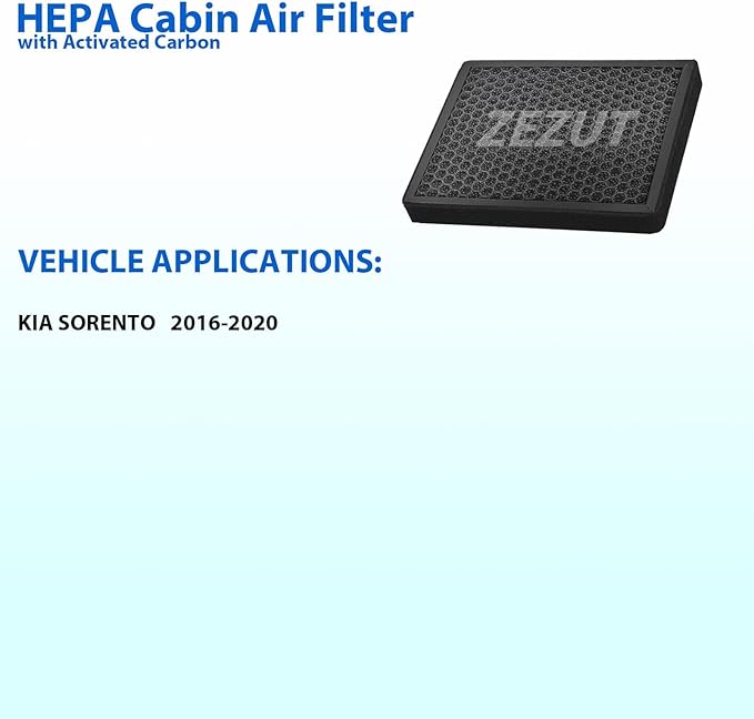 Cabin Air Filter, for Kia Sorento 2016 2017 2018 2019 2020 (CF12161)