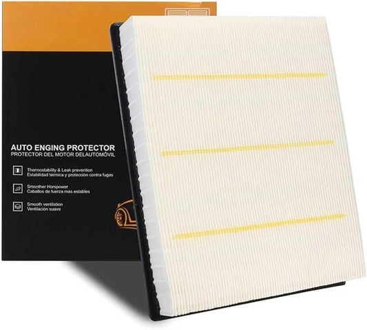Engine Air Filter Replacement 15908915 for Chevrolet Silverado 1500 5.3L 1999-2017, for Tahoe 5.3L 2000-2019, for Silverado 2500 HD 6.0L 2001-2019, for Silverado 1500 4.8L 1999-2013