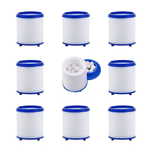 9 Pack Sink Water Faucet Filter Cartridge Replacements,Sink Water Filter,Faucet Water Filter, Removes Chlorine Fluoride Heavy Metals