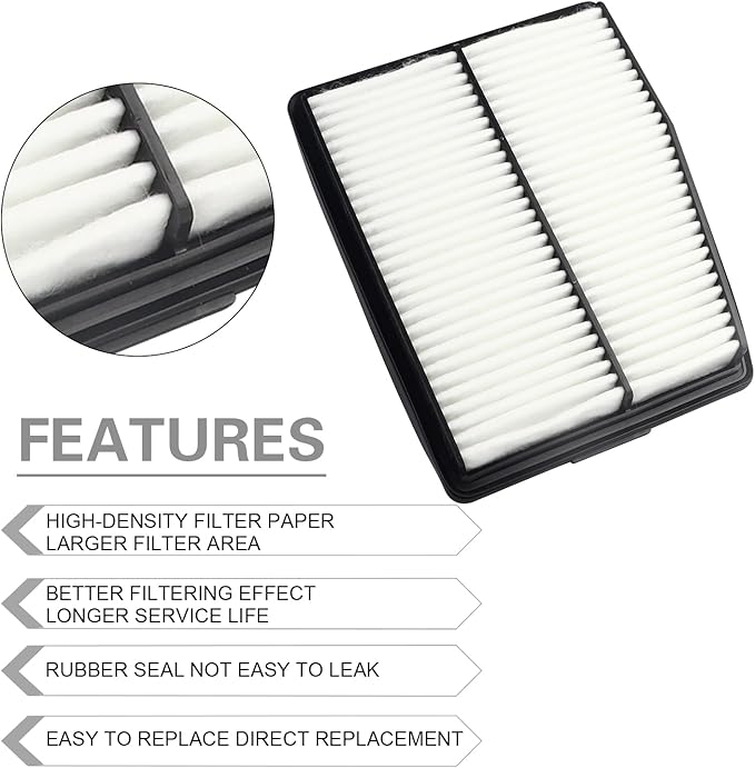 FLYPIG 28113-L5100 Air Filter Replacement for Kia Sorento Hybrid 2021-2023 Fit Hyundai Santa Fe Sonata 1.6L 28113-P0400