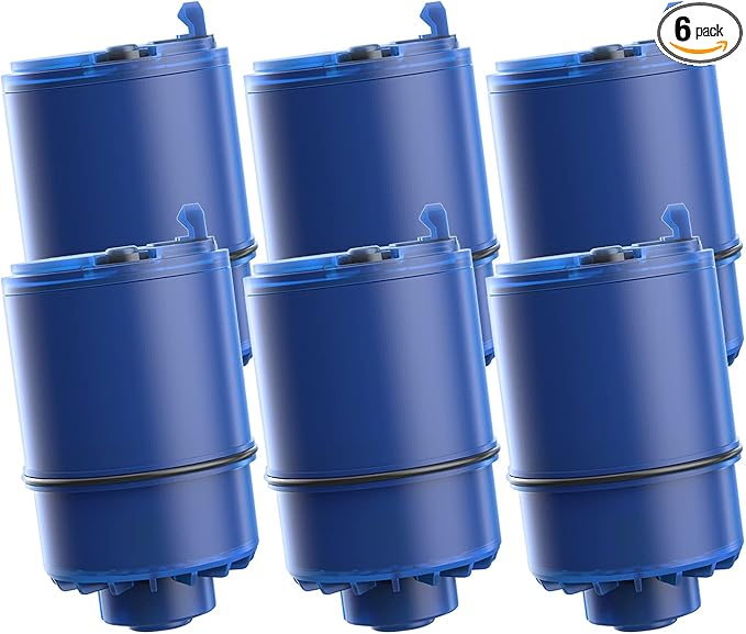 6 Pack Faucet Filter Replacement for All PUR®Plus, PUR® Water Filter Replacement, Pur® Filter Replacement RF-9999®, NSF 42 Certified, 1800-Gallon Long Lifespan, AQUA CREST