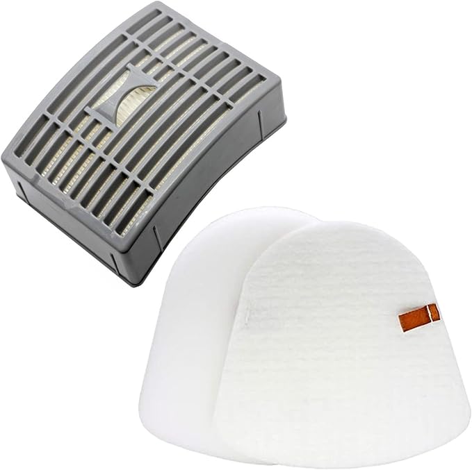 1 HEPA +1 Foam Filters For Shark Navigator NV586 NV581 NV581Q NV585 NV580 Powered Lift Away DLX Upright Vacuum,Replaces Parts # XFFT580 & XHEP580.