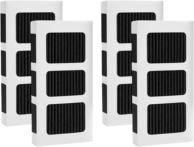 Nispira PAULTRA2 Refrigerator Air Filter Replacement for Frigidaire & Electrolux Ultra II Pure Air 2, Compare to Part 5303918847, 4-Pack
