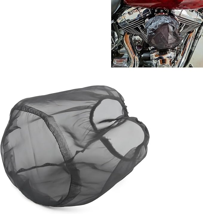 Car Air Intake Filter Sock Cover, Waterproof Dust-Proof High Flow Cold Air Filter Wrap, Cone Washable Element Protective Wrap Accessory, Universal for Most Cars (Small)