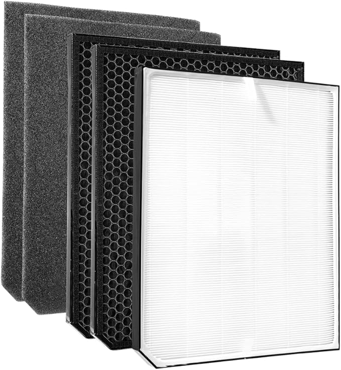 AIRDOCTOR AD2000 Genuine Filter Replacement - One Year Combo Pack Includes: One (1) UltraHEPA & Two (2) Carbon/Gas Trap/VOC & Pre-Filters