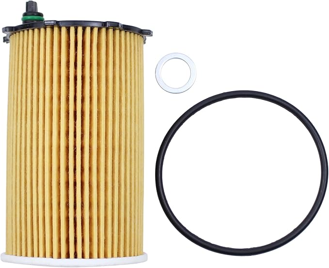 4Pcs Engine Oil Filter Kit for Kia Sedona 11-18, Sorento 11-18, Cadenza 15-16, Hyundai Santa Fe 10-17, Azera 12-14, Santa Fe XL 13-14
