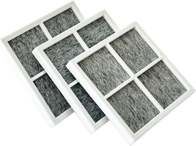 3 Pcs Refrigerator Air Filter Replacement Compatible with LG LRFVC2406S, LFXS28596D, LFXS28566M, LRMVC2306S, SRFVC2406S, LRMNC1803S