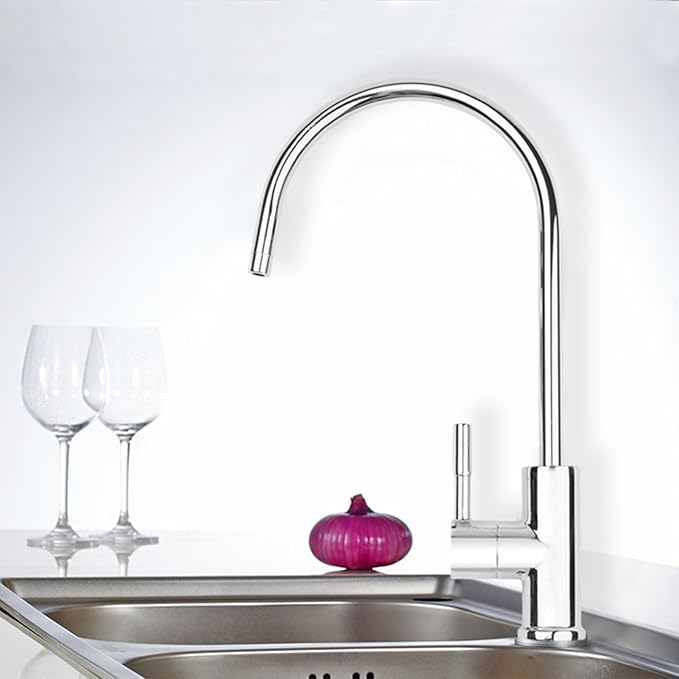 Aquaboon Chrome Drinking Water Faucet for Kitchen Sink Non Air Gap Reverse Osmosis Faucet Stainless Steel Sink Water Dispenser