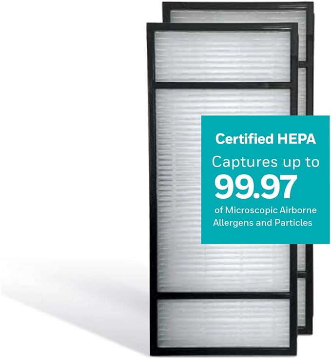 Honeywell True HEPA Air Purifier Replacement Filter 2 Pack, HRF-H2 / Filter (H)