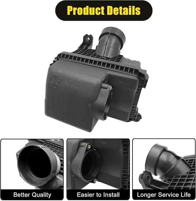 FZJDSD Engine Air Filter Cleaner Box Housing 28110M6050 28110-M6050 Compatible with Hyundai Elantra 2019-2020 Fit for Kia Forte 2019-2024 Forte5 2020-2024 L4 2.0L, Air Cleaner Box No Filter