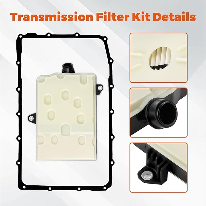 Transmission Filter 10R80 Ten Speed Compatible with Mustang Expedition Explorer F150 Ranger Transit 150 250 350 Navigator Aviator Replace FT202 HL3Z7A098A HL3P7G186CA L1MZ7A098A