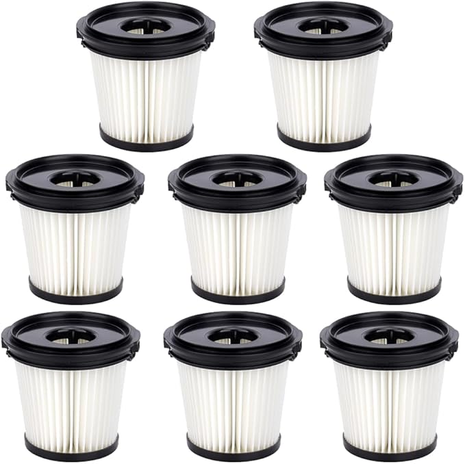 IW3511 BU3521 Filters Replacement Part For Shark IW3511 IW1111 IW1120 Detect Pro Lightweight Cordless Stick Vacuum Cleaner and Shark BU3523 Clean Empty Auto-Empty System Portable Handheld Vacuum,8Pcs