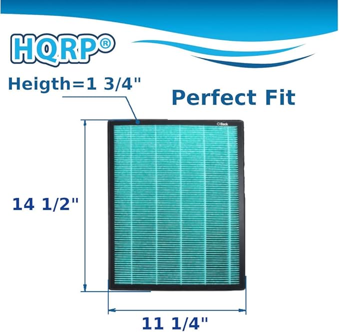HQRP 2-Pack Filter Compatible with Coway Airmega Max2 400 / 400S Air Purifier with Carbon Layer