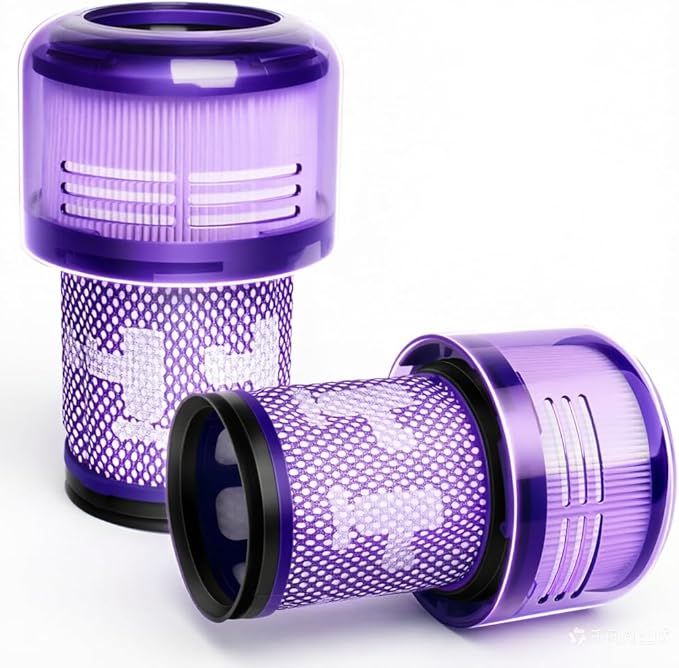 2 Pack Filter Replacement for Dyson V12 Detect Slim, V12 Slim, SV30, SV34, SV35 Cordless Vacuum, Compare to Part 971517-01（NOT for SV12 & V15 Vacuum）