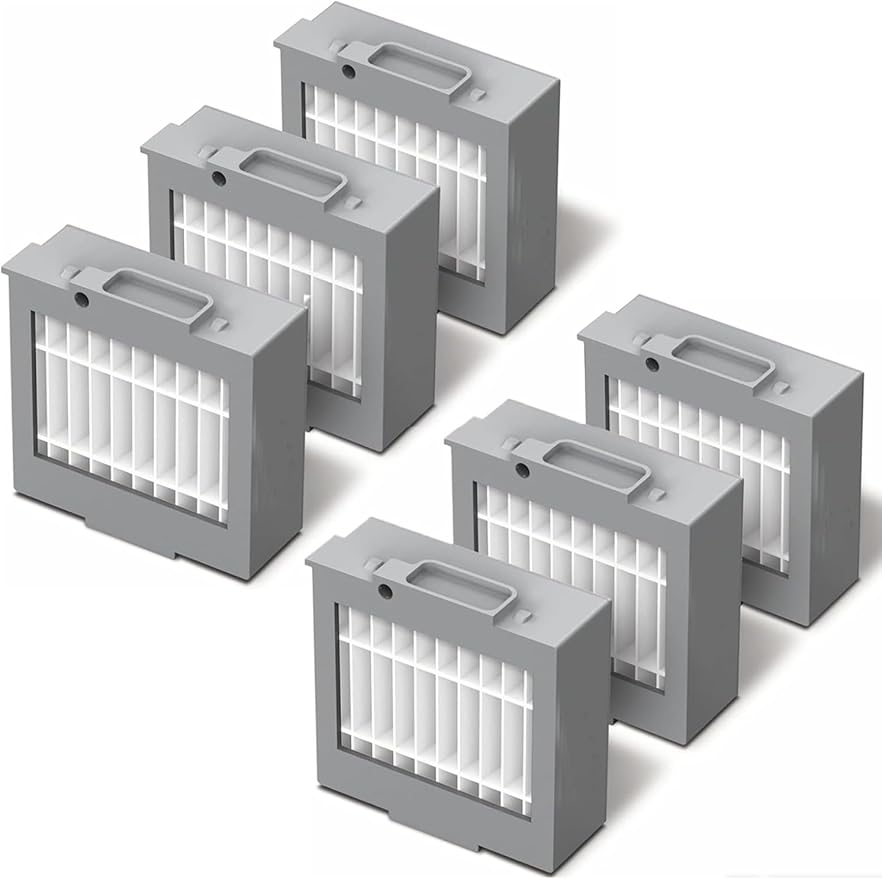 Max 705 & 504 HEPA Filters Replacement Parts for iRobot Roomba Max 705 Vac, Roomba Plus 504 Vac Robot Vacuum, 6-Pack