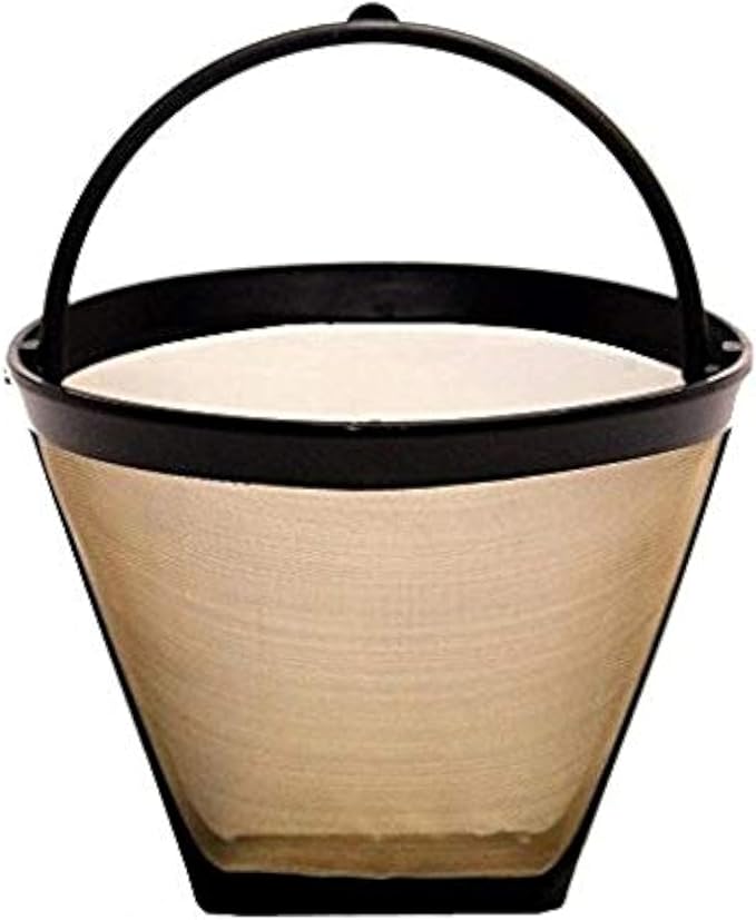 GoldTone Reusable Cup No.2 Cone Coffee Filter Permanent Coffee Plastic Filter- Size 4