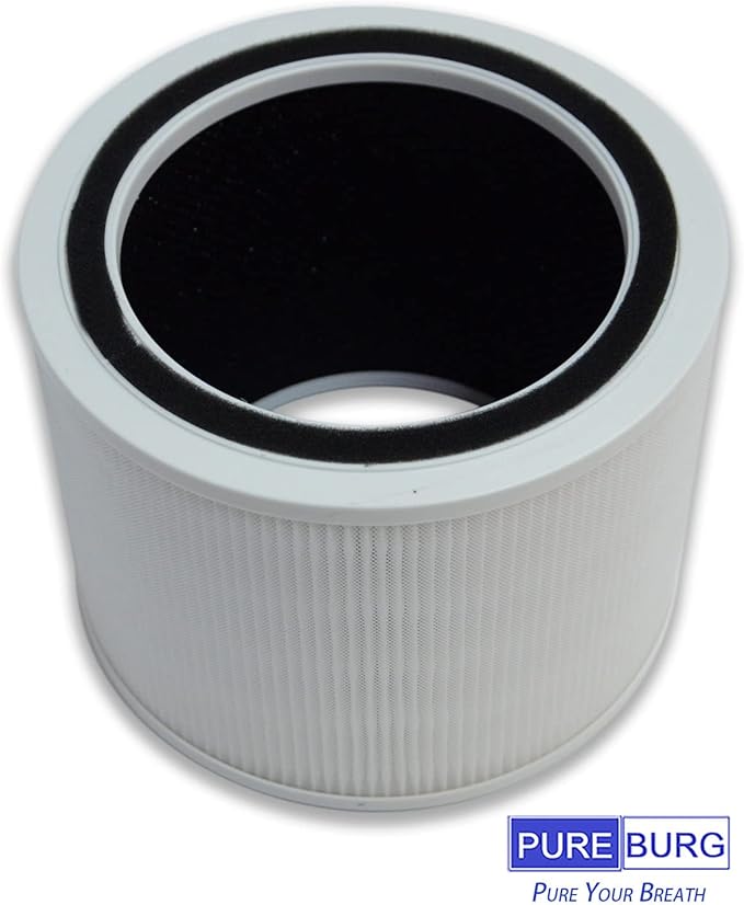 PUREBURG Core 200S-RF Replacement Filters Compatible with Levoit Core 200s Air Purifier,2-Pack H13 HEPA 4-Stage Filtration Activated carbon Air Clean Dust VOCs Odor