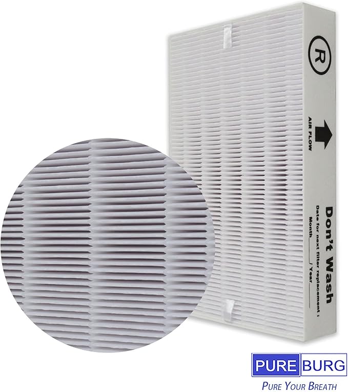 PUREBURG Replacement HEPA Filter Kit Compatible with Honeywell InSight Air Purifiers, HPA5100B / HPA5150, HRF-R1 HRFSC1 HRF-A100