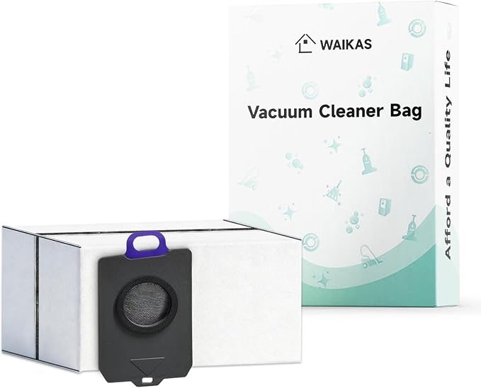 14 Pack Vacuum Bags for NARWAL Flow, Freo Z10, Freo Z Ultra, Freo Z10 Ultra, Freo X10 Pro Robot Vacuum, Disposable Dust Bags with Large Capacity as Replacement Parts/Accessories
