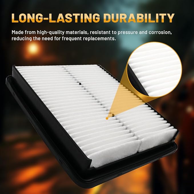 Premium Engine Air Filter for My Car, Automotive Replacement Air Auto Filters for Hyundai Azera/Sonata/Santa Fe, for Kia Cadenza/Optima/Sorento (3 pce)