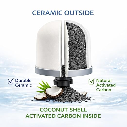 Nispira Super Mineral Water Purifier Tower System Filter 12L 3-Gallon Household Economical Drinking Pot Water Dispenser