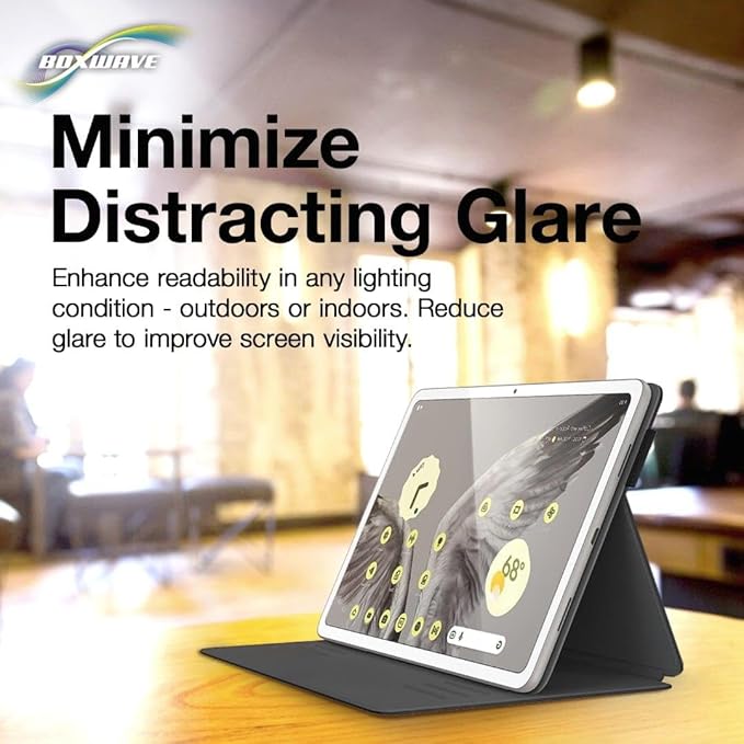 BoxWave Screen Protector Compatible With Kia 2024 Niro EV Display (10.25 in) - ClearTouch Anti-Glare Anti-UV EyeCare (2-Pack), Filters out Harmful Blue Light Reduce Fatigue