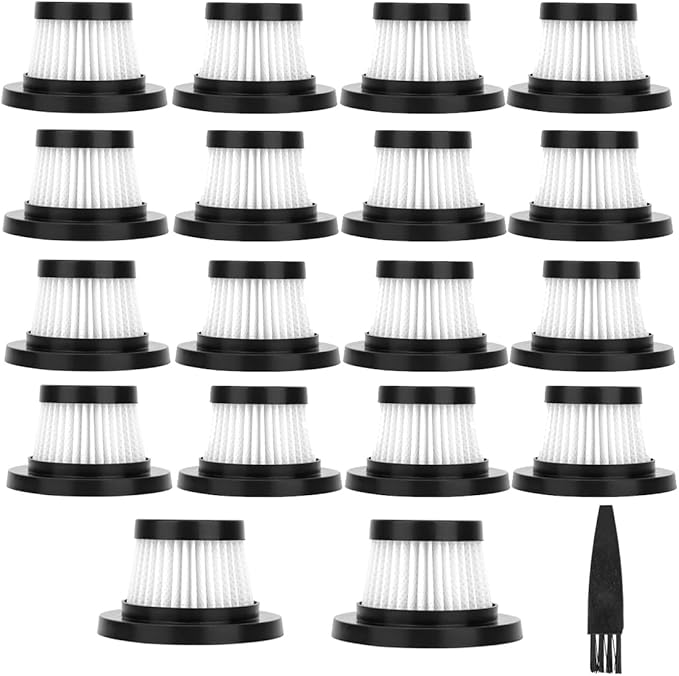 Vacuum Filter for Cordless Vacuum Cleaner as Seen on TV - Replacement HEPA Filter for Vac Compact Cordless Handheld Vacuum 18 Pack