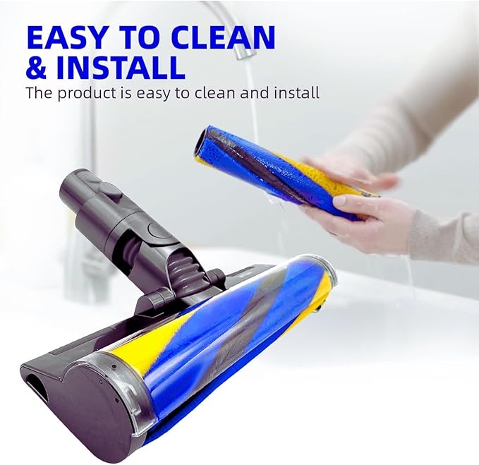 Premium Laser Slim Fluffy Brush Bar Replacement for Dyson Laser Slim Fluffy Cleaner Head & Fluffy Optic Cleaner Head, Fits Dyson V12 Series, V15 Series, V15 Detect, Outsize, Gen5detect, Part 971634-01