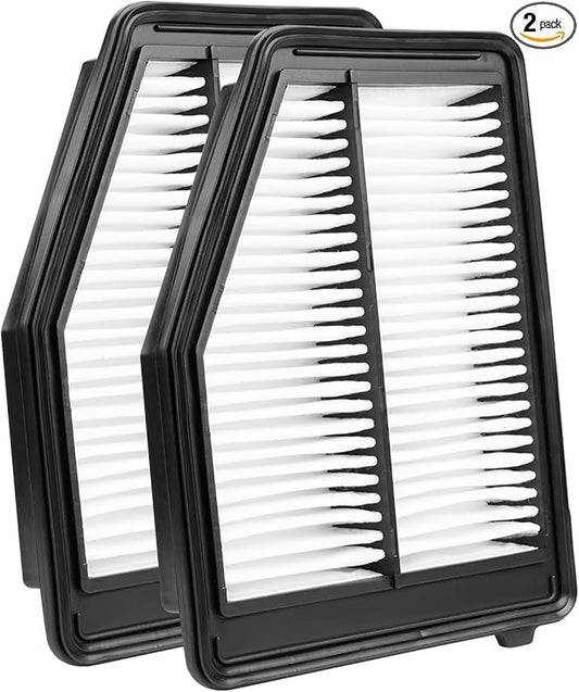 2-Pack Engine Air Filter Fits for Honda Civic 1.8L 2012 2013 2014 2015, Acura ILX Base 2.0L 2013 2014 2015 Air Filter Replacement CA11113 Car Accessories