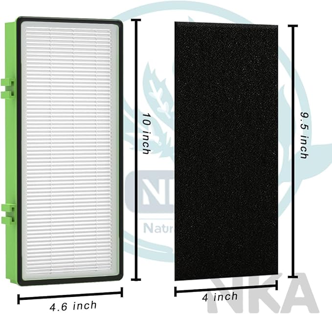 HAPF300AH HEPA Filter Replacement Compatible with Holmes AER1 HAPF300AH-U4R, HAP242-NUC, Bionaire Air Purifier, Includes 1 HEPA Filters + 2 Carbon Pre-Filters