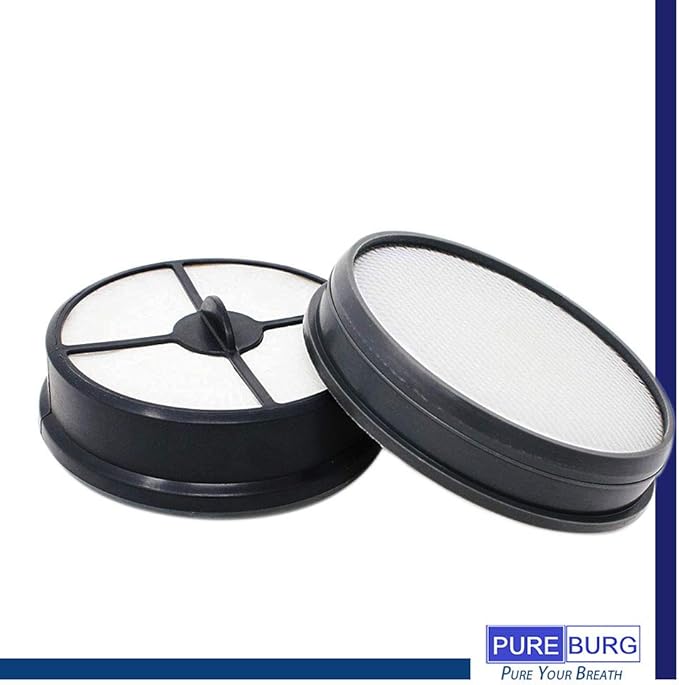 PUREBURG 303903001 303902001 Replacement Filter Kit Set Vacuum Cleaner HEPA Filters Compatible With Hoover 303903001 & 303902001 fits Windtunnel UH70400 UH70402 UH70405 and More