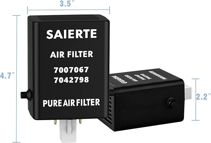 Air Filter Replacement Compatible with Sub-Zero Refrigerator Air Purification Cartridge 7042798, 7007076, 7007067, 2 Pack