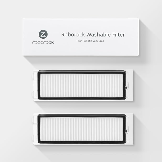 roborock 2 Pack Washable Filter Replacement Parts Compatible ONLY with Q Revo & Qrevo 2R3W (Not for other Qrevo models)