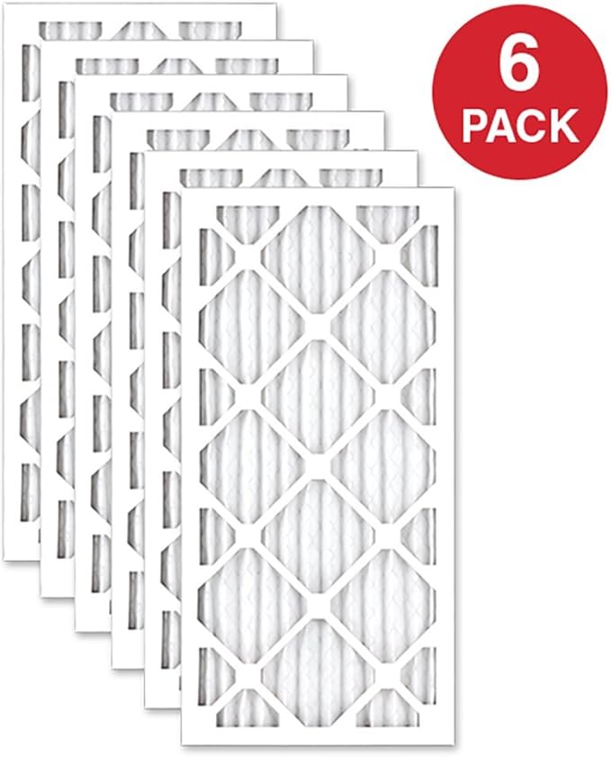 AIRx Filters 12x24x1 Air Filter MERV 11 Pleated HVAC AC Furnace Air Filter, Allergy 6-Pack, Made in the USA