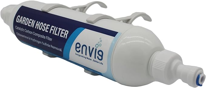 Envig Catalytic Carbon KDF Chloramine Filter, Post/Polish Filter for RO Systems, Aquarium Water Filter for RO Buddie and Other Reverse Osmosis Water Filters, up to 100% Chloramine Reduction
