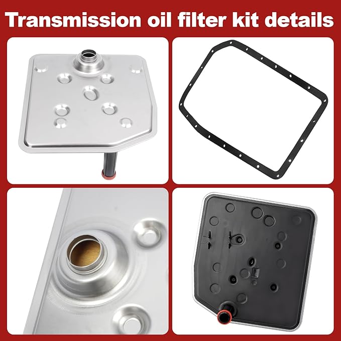 Transmission Filter with Gasket Compatible with F150 Expedition Mustang Lincoln Navigator 2011 2012 2013 2014 2015 2016 2017 Replace BL3Z7A098A,FT188