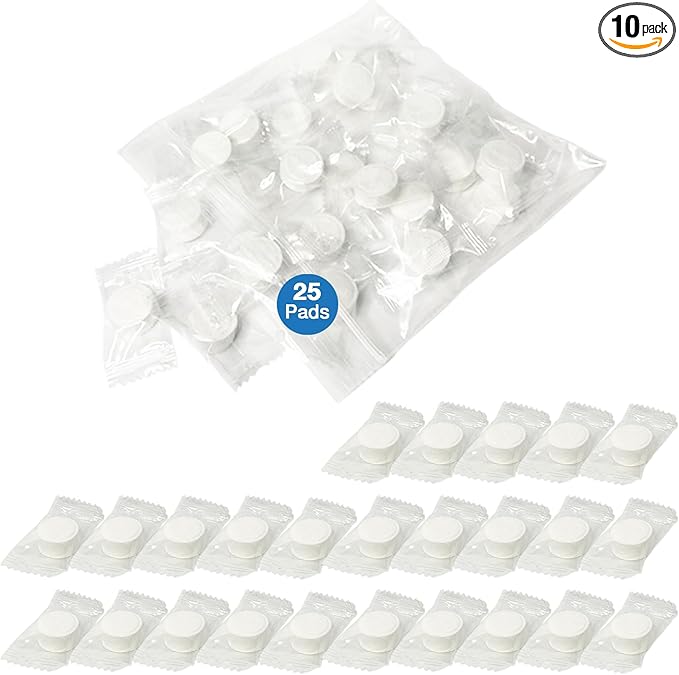18mm 10, 25 and 50 Pack Leak Stop Valve Replacement Pads, US Company! Support American Businesses! For Automatic Leak Detectors, Water Stop Valves, Under Sink Reverse Osmosis, Filter Systems (25-Pack)